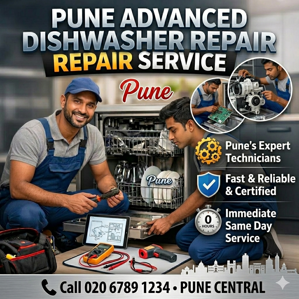 Dishwasher Repair Pune, Trusted Destination For Professional Dishwasher Repair And Maintenance. We Specialize In Bringing Efficiency Back To Your Kitchen With Fast, Reliable, And Affordable Solutions.