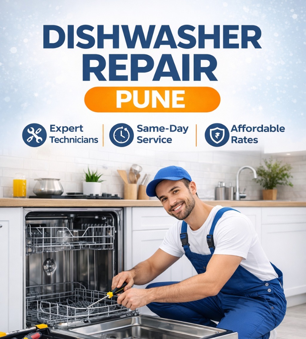 Dishwasher Repair Pune, Trusted Destination For Professional Dishwasher Repair And Maintenance. We Specialize In Bringing Efficiency Back To Your Kitchen With Fast, Reliable, And Affordable Solutions.